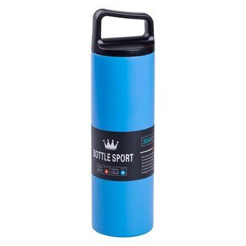 Термос металевий 500 мл Bottle Sport з вакуумною ізоляцією синій HPGM5009BL HPGM5009BL фото