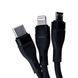 Кабель для зарядки 3-in-1 microUSB/Type-C/Lightning UR521 2140008481 фото 2