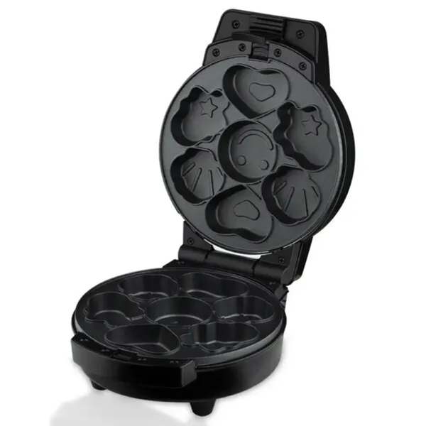 Мультипекар Sokany SK-08105 5 в 1 600 Вт з антипригарними панелями: для вафель, коржів, пончиків, горішків, фігурного печива SK-08105 фото