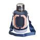Термос Vacuum Cup 1.5 літра з ремінцем і складною ручкою темно-синій HP-14-21BL 2394098871 фото 1