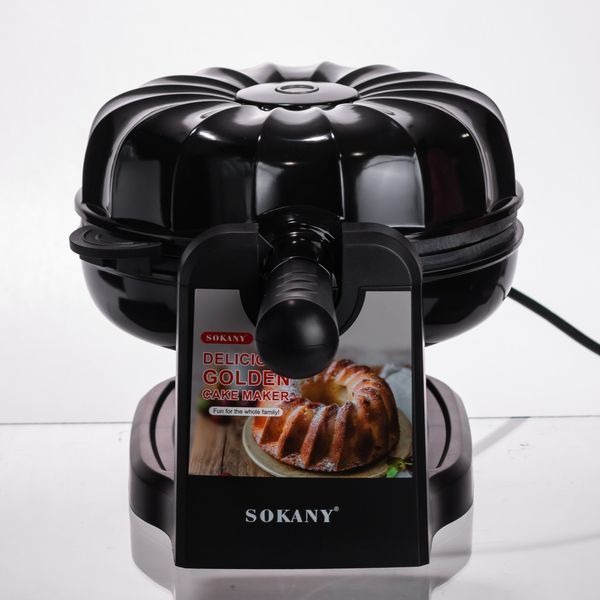 Кексниця електрична 1800 Вт з антипригарним покриттям 37&times;17&times;18 (см) Чорна SK-BBQ-837 SK-BBQ-837 фото