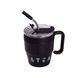 Термочашка Coffee & Tea з трубочкою чорна HP-14-23B 2394098877 фото 2