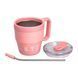 Термочашка Coffee & Tea з трубочкою рожева HP-14-23P 2394098878 фото 4