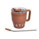 Термочашка Coffee & Tea з трубочкою коричнева HP-14-23BR 2394098879 фото 3