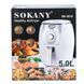 Аерофритюрниця Sokany SK-3010 на 5 літрів, 1500 Вт біла 2082993943 фото 4
